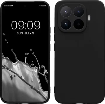 Xiaomi 17T Pro Hoesje Dun TPU Back Cover Matte Zwart