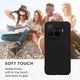 Xiaomi 17T Pro Hoesje Dun TPU Back Cover Matte Zwart afbeelding 7