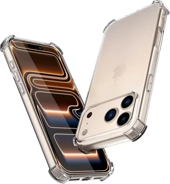 Apple iPhone 18 Pro Max Hoesje Schokbestendig en Dun TPU Back Cover Transparant