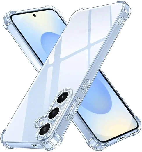Samsung Galaxy S26 FE Hoesje Schokbestendig en Dun TPU Back Cover Transparant afbeelding 1