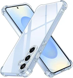 Samsung Galaxy S26 FE Hoesje Schokbestendig en Dun TPU Back Cover Transparant afbeelding