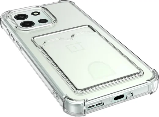 OnePlus Nord 6 Hoesje Dun TPU met Pasjeshouder Back Cover Transparant afbeelding 9