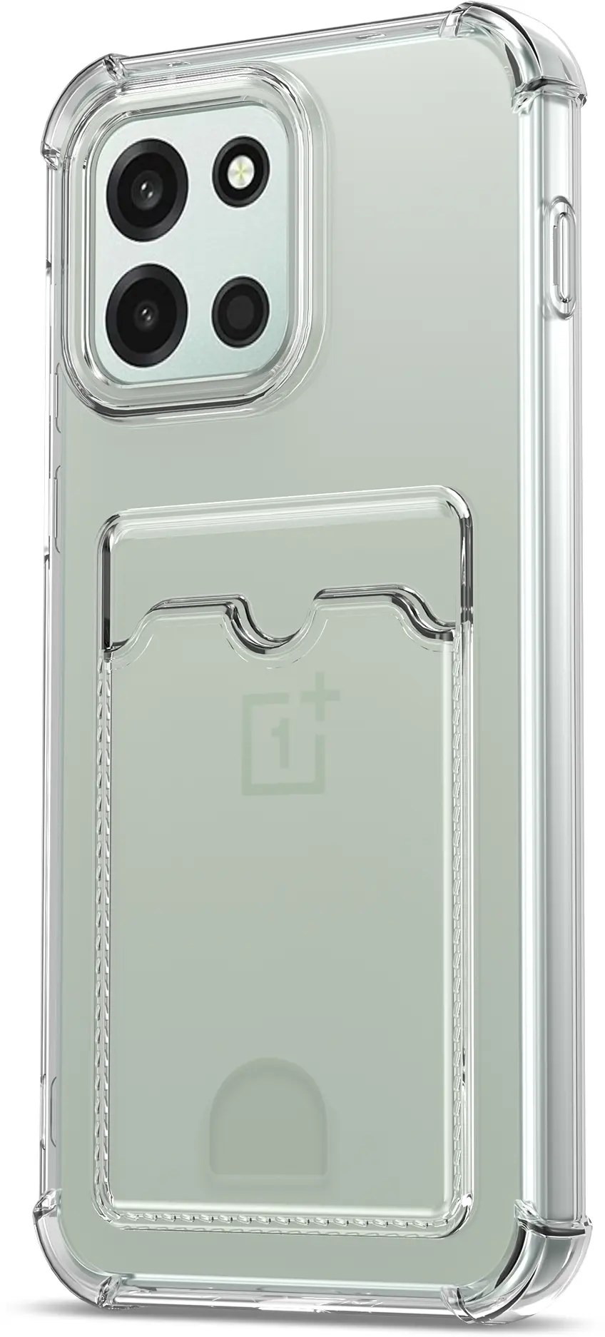 OnePlus Nord 6 Hoesje Dun TPU met Pasjeshouder Back Cover Transparant afbeelding 4