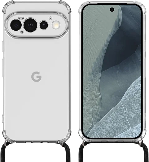 Google Pixel 11 Pro Hoesje met Koord Schokbestendig TPU Transparant afbeelding 7