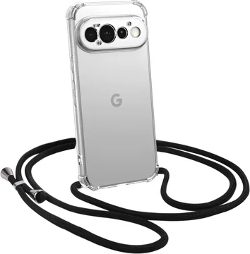 Google Pixel 11 Pro Hoesje met Koord Schokbestendig TPU Transparant