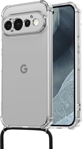 Google Pixel 11 Pro Hoesje met Koord Schokbestendig TPU Transparant afbeelding 2