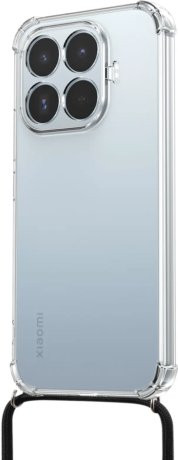 Xiaomi 17T Hoesje met Koord Schokbestendig TPU Transparant afbeelding 3