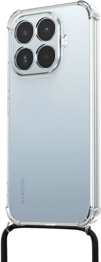 Xiaomi 17T Hoesje met Koord Schokbestendig TPU Transparant afbeelding 3
