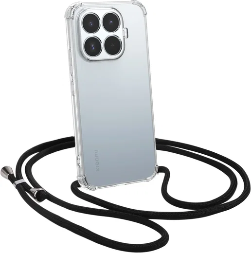 Xiaomi 17T Hoesje met Koord Schokbestendig TPU Transparant afbeelding 1
