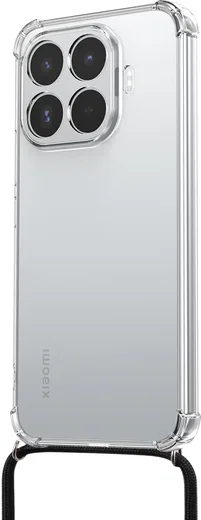 Xiaomi 17T Pro Hoesje met Koord Schokbestendig TPU Transparant afbeelding 3