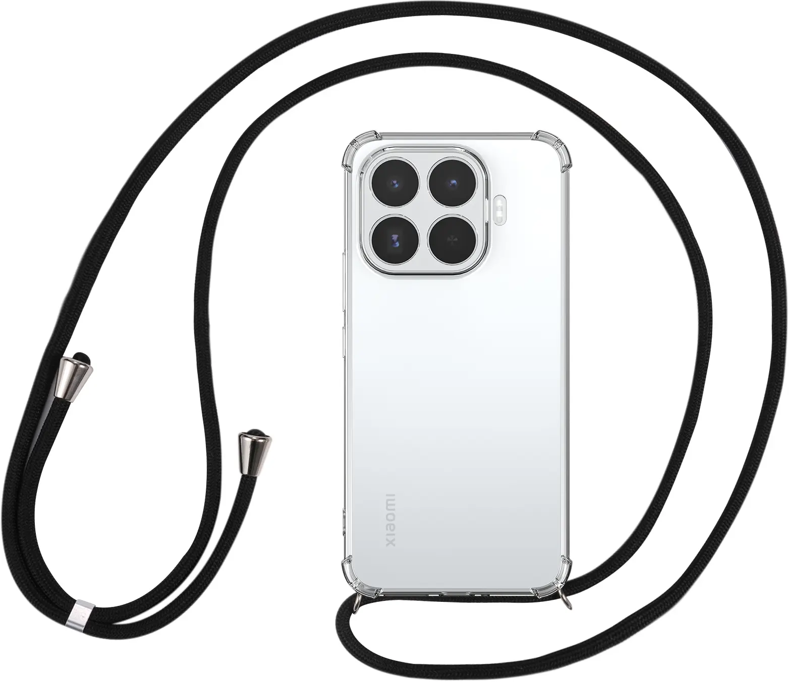 Xiaomi 17T Pro Hoesje met Koord Schokbestendig TPU Transparant afbeelding 5