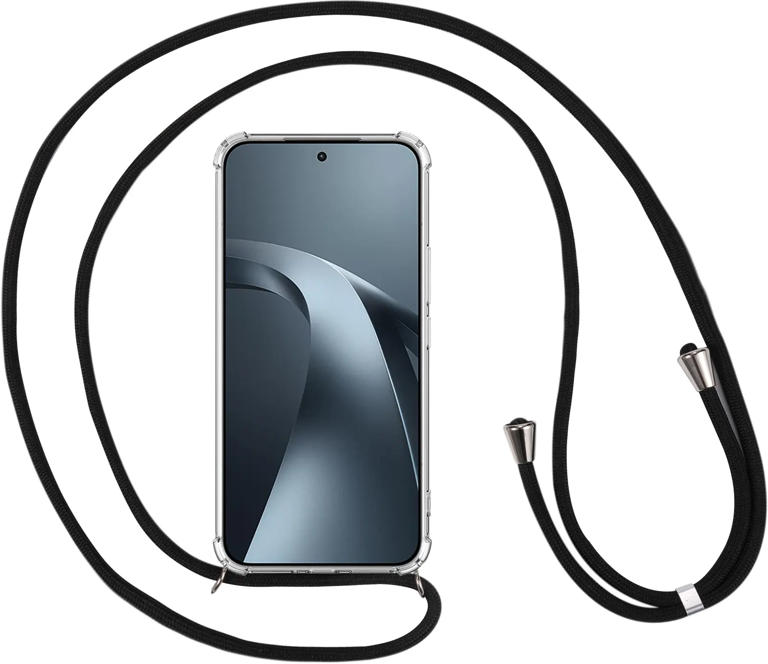 Xiaomi 17T Pro Hoesje met Koord Schokbestendig TPU Transparant afbeelding 6