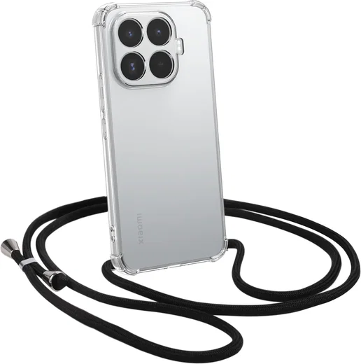 Xiaomi 17T Pro Hoesje met Koord Schokbestendig TPU Transparant afbeelding 1