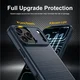 Apple iPhone 18 Pro Hoesje Geborsteld TPU Flexibele Back Cover Blauw afbeelding 5