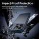 Apple iPhone 18 Pro Hoesje Geborsteld TPU Flexibele Back Cover Blauw afbeelding 6