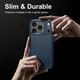 Apple iPhone 18 Pro Max Hoesje Geborsteld TPU Flexibele Back Cover Blauw afbeelding 10