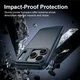 Apple iPhone 18 Pro Max Hoesje Geborsteld TPU Flexibele Back Cover Blauw afbeelding 6