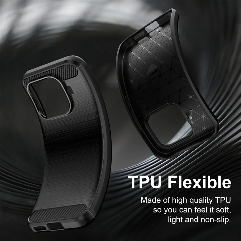 Xiaomi 17T Hoesje Geborsteld TPU Flexibele Back Cover Zwart afbeelding 7