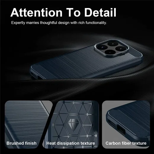Xiaomi 17T Hoesje Geborsteld TPU Flexibele Back Cover Blauw afbeelding 9