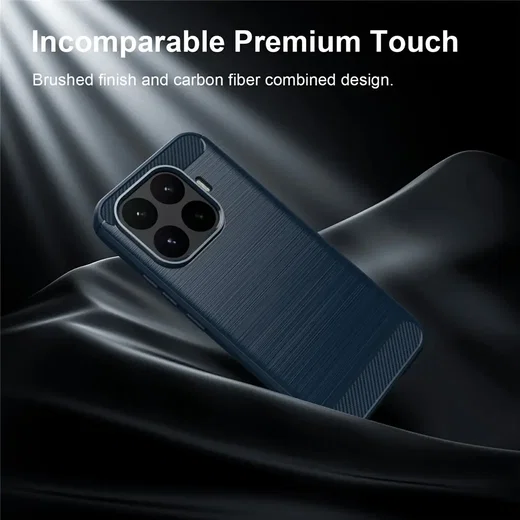 Xiaomi 17T Hoesje Geborsteld TPU Flexibele Back Cover Blauw afbeelding 11