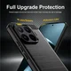 Xiaomi 17T Pro Hoesje Geborsteld TPU Flexibele Back Cover Zwart afbeelding 5