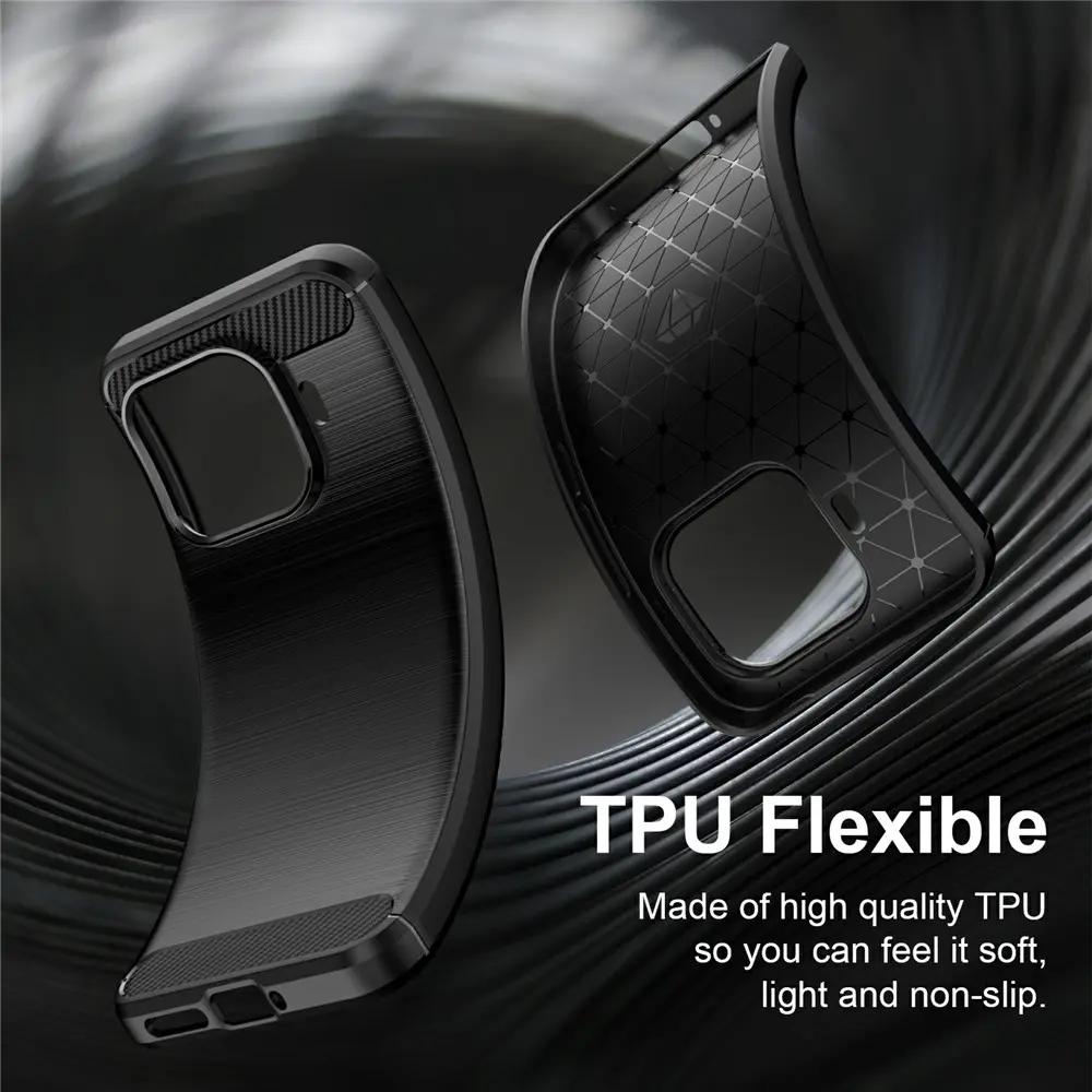 Xiaomi 17T Pro Hoesje Geborsteld TPU Flexibele Back Cover Zwart afbeelding 7