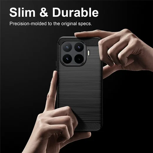 Xiaomi 17T Pro Hoesje Geborsteld TPU Flexibele Back Cover Zwart afbeelding 10