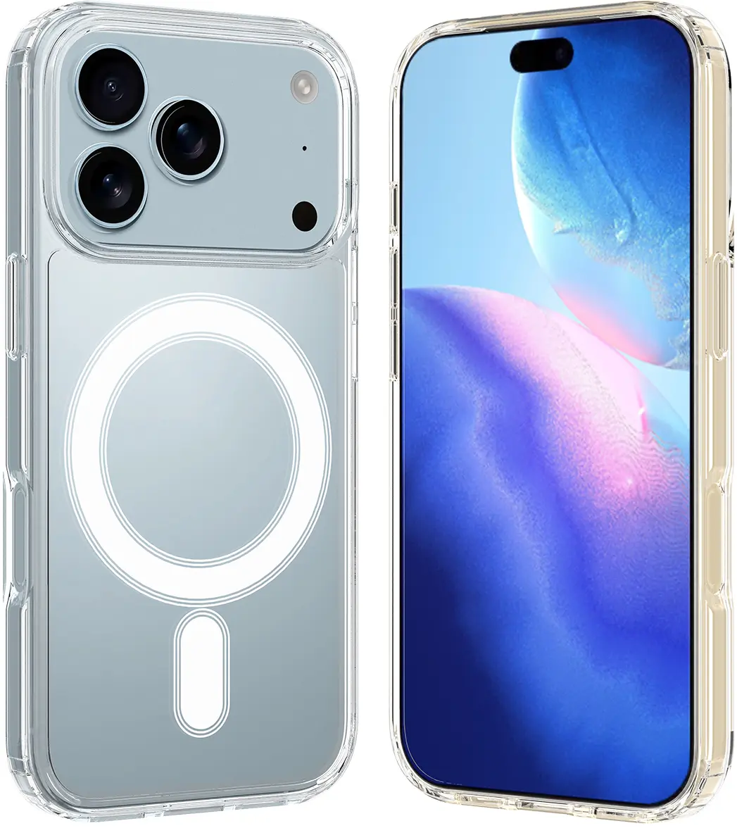 Apple iPhone 18 Pro Max Hoesje Hard Back Cover met MagSafe Transparant afbeelding 11
