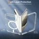 Apple iPhone Duo Hoesje Hard Back Cover met MagSafe Transparant afbeelding 5
