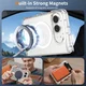Apple iPhone Duo Hoesje Hard Back Cover met MagSafe Transparant afbeelding 9