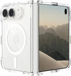 Apple iPhone Duo Hoesje Hard Back Cover met MagSafe Transparant afbeelding