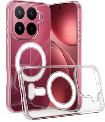 Xiaomi 17T Pro Hoesje Hard Back Cover met MagSafe Transparant afbeelding