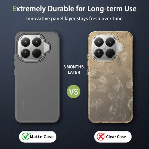 Xiaomi 17t Pro Hoesje Back Cover Matte Zwart afbeelding 7