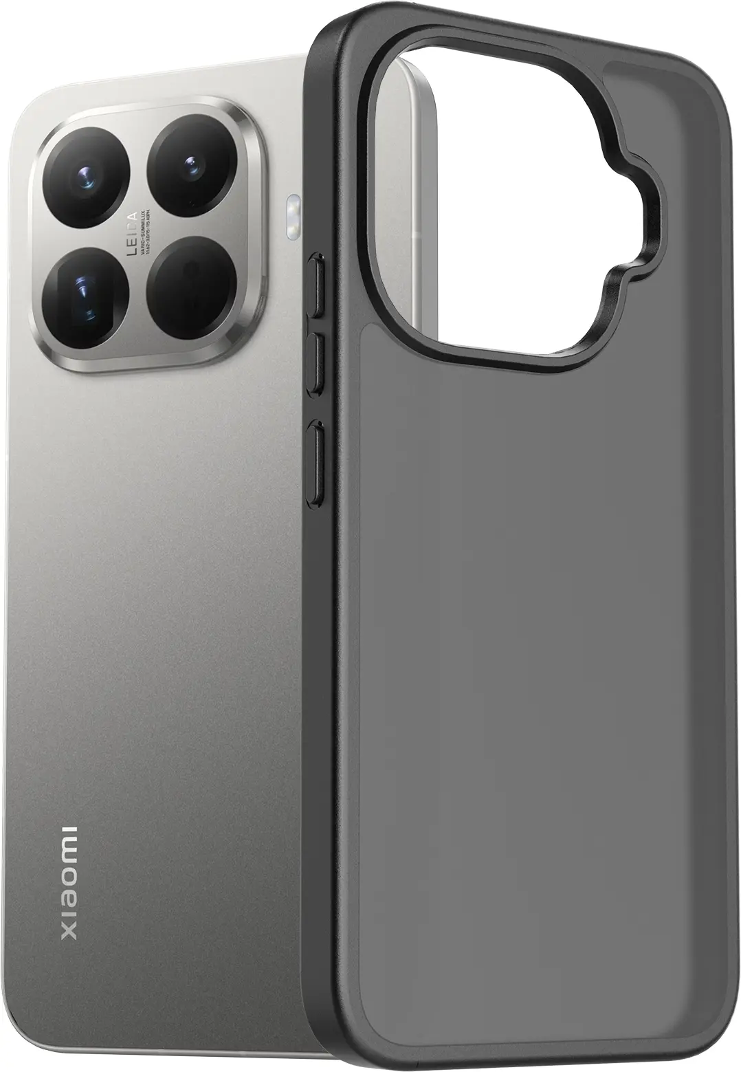 Xiaomi 17t Pro Hoesje Back Cover Matte Zwart afbeelding 1