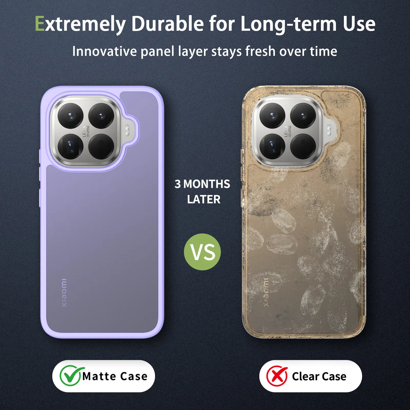 Xiaomi 17t Pro Hoesje Back Cover Matte Paars afbeelding 6