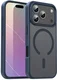 Apple iPhone 18 Pro Hybrid Hoesje met MagSafe Back Cover Matte Blauw afbeelding 1