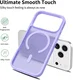 Apple iPhone 18 Pro Hybrid Hoesje met MagSafe Back Cover Matte Paars afbeelding 7