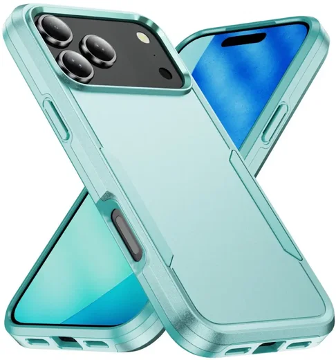 Apple iPhone 18 Pro Hoesje Schokbestendige Hardcase Back Cover Groen afbeelding 1