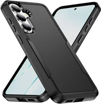 Samsung Galaxy S26 FE Hoesje Schokbestendige Hardcase Back Cover Zwart