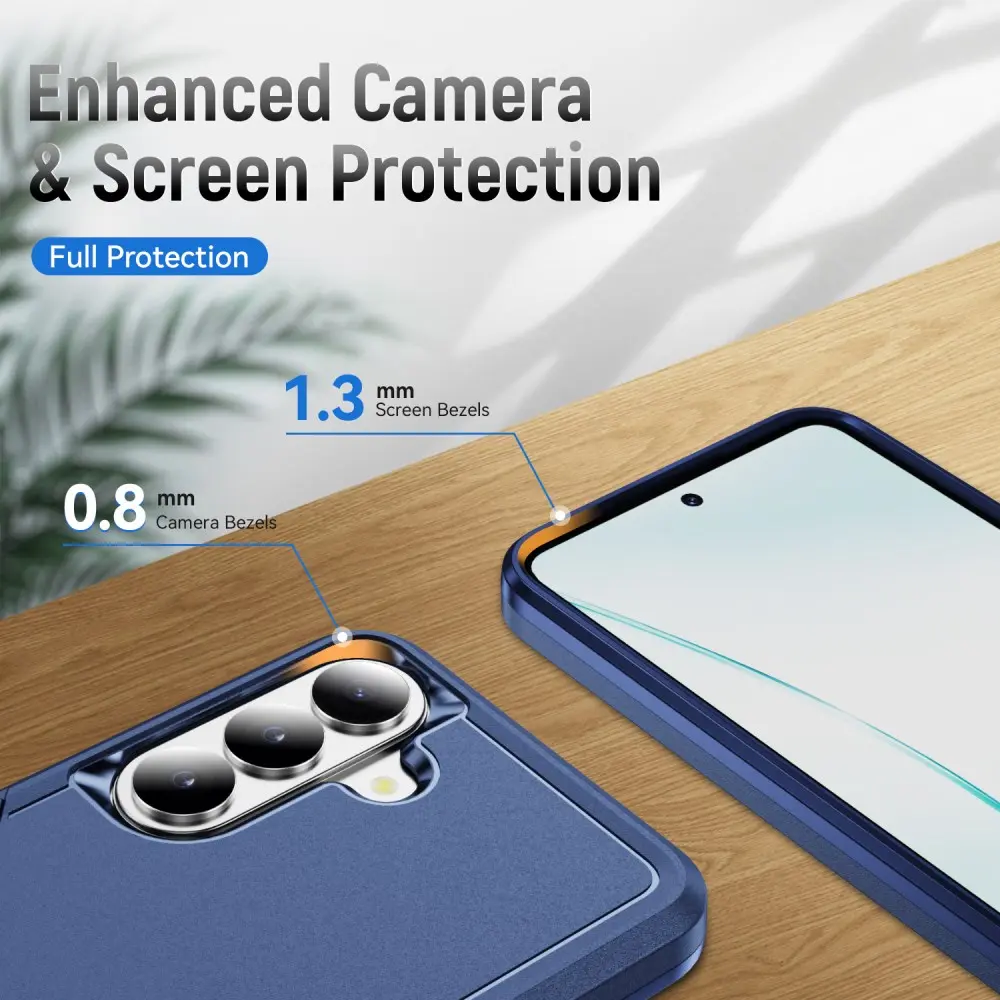 Samsung Galaxy S26 FE Hoesje Schokbestendige Hardcase Back Cover Blauw afbeelding 6