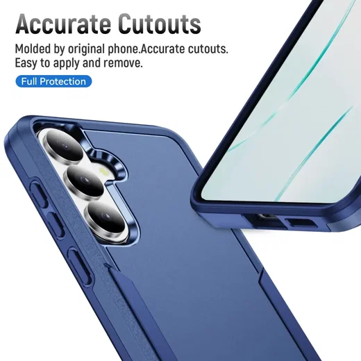 Samsung Galaxy S26 FE Hoesje Schokbestendige Hardcase Back Cover Blauw afbeelding 8