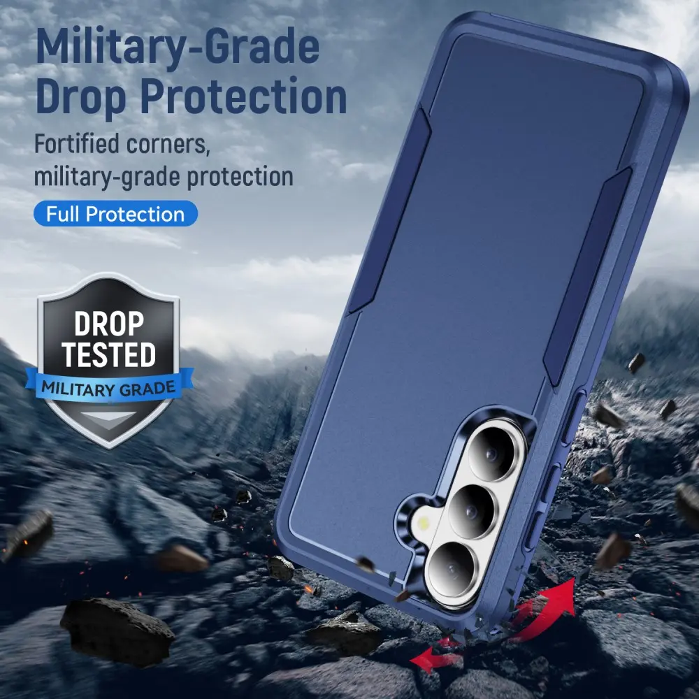 Samsung Galaxy S26 FE Hoesje Schokbestendige Hardcase Back Cover Blauw afbeelding 3