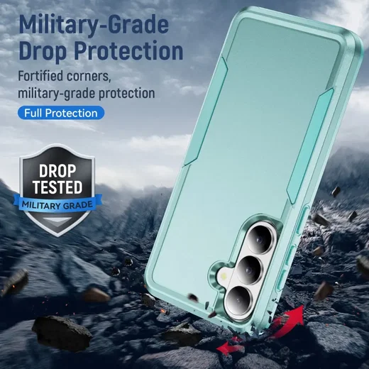 Samsung Galaxy S26 FE Hoesje Schokbestendige Hardcase Back Cover Groen afbeelding 3