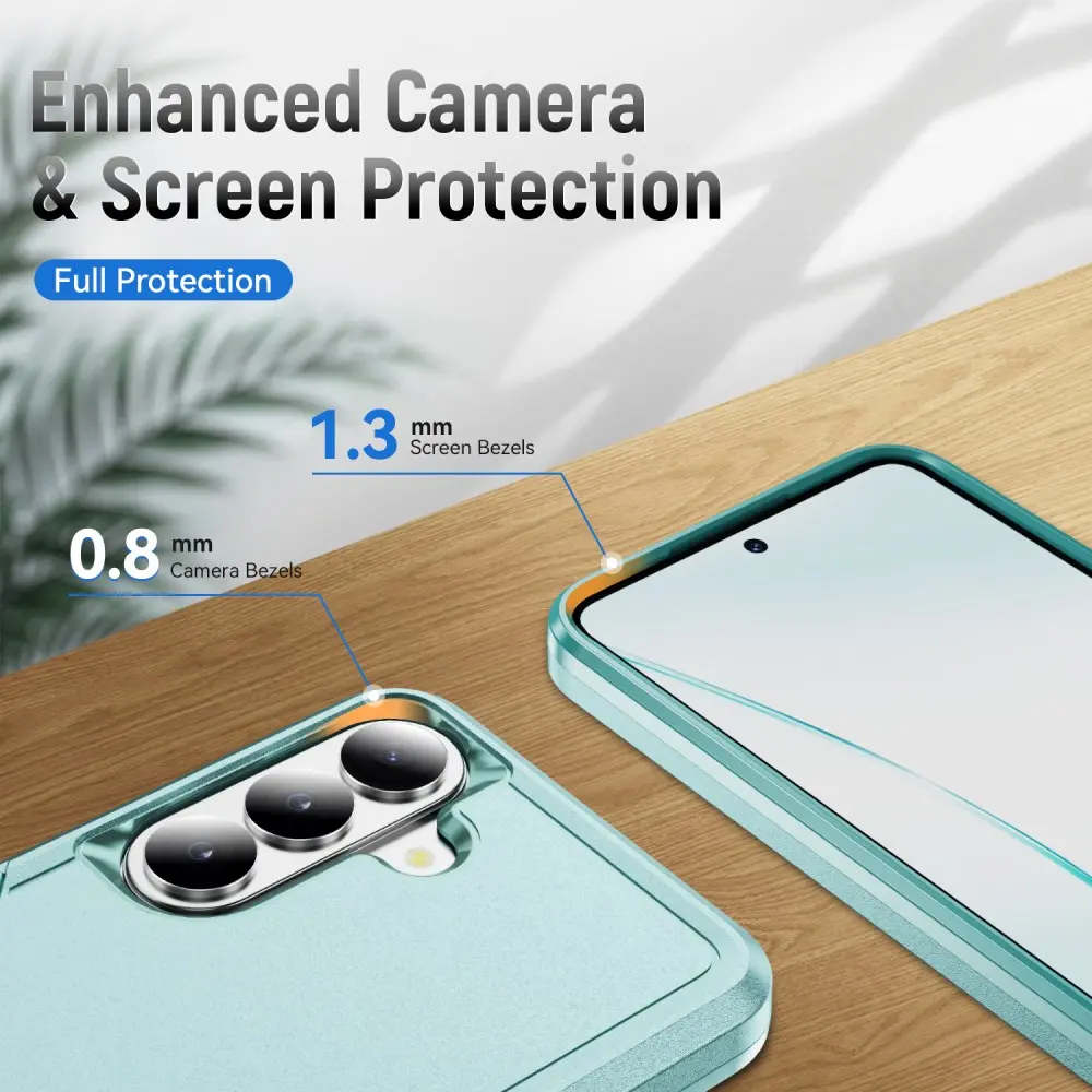 Samsung Galaxy S26 FE Hoesje Schokbestendige Hardcase Back Cover Groen afbeelding 8