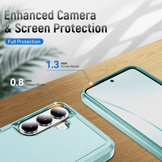 Samsung Galaxy S26 FE Hoesje Schokbestendige Hardcase Back Cover Groen afbeelding 8