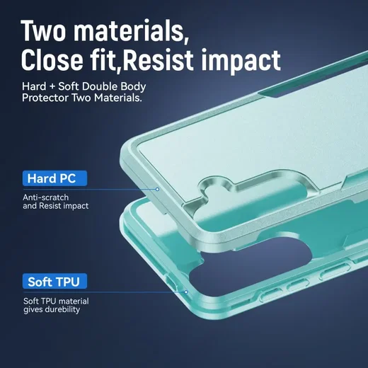 Samsung Galaxy S26 FE Hoesje Schokbestendige Hardcase Back Cover Groen afbeelding 5