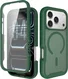 Apple iPhone 18 Pro Hoesje Full Protect 360° Cover met MagSafe Matte Groen