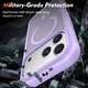 Apple iPhone 18 Pro Max Hoesje Full Protect 360° Cover met MagSafe Matte Paars afbeelding 2