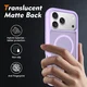 Apple iPhone 18 Pro Max Hoesje Full Protect 360° Cover met MagSafe Matte Paars afbeelding 3