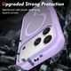 iPhone 18 Pro Max Hoesje Full Protect 360° Cover met MagSafe Matte Paars afbeelding 3